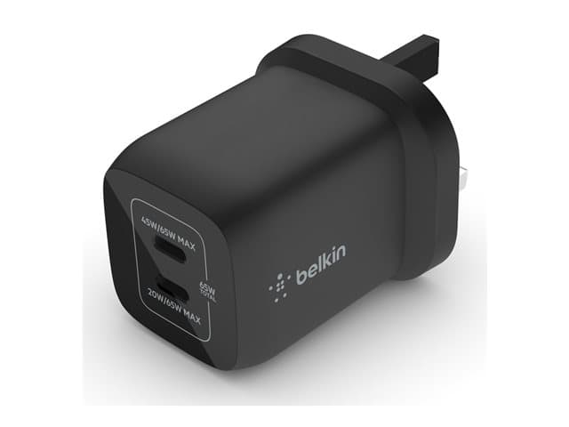 BELKIN - BoostCharge Pro power adapter - PPS and GaN technology - USB-C - 65 watt