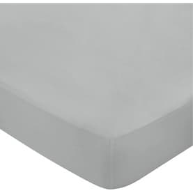 600 Thread Count Egyptian Cotton Fitted Sheet Grey