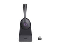 Yealink - BH74 Teams - headset - USB-C via Bluetooth adapter - with charging stand