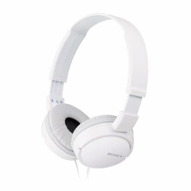 SONY Supra Aural Closed Ear Headphones White | MDRZX110WAE