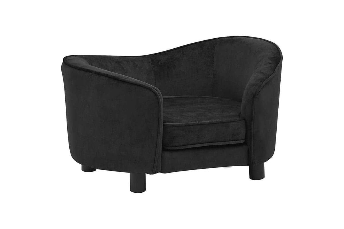 Vidaxl Dog Sofa Black 69x49x40 Cm Plush