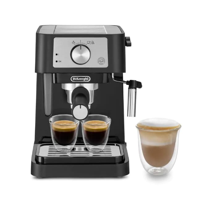 DeLonghi Stilosa Espresso Coffee Machine Black | EC260.BK