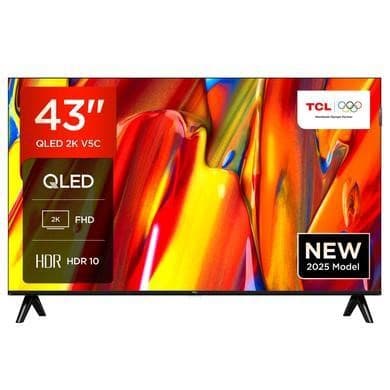 TCL 43V5C-UK 43-Inch QLED Full HD TV  HDR10+ Dolby Vision & Google TV
