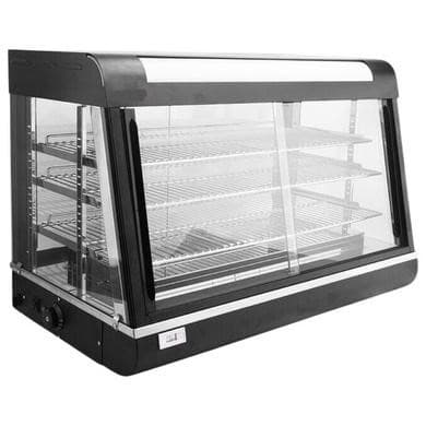 Refurbished Hamoki FM36 Heated Food Display Cabinet - Front & Rear Door Warmer 3 Shelves 150ltr Capacity 13 amp