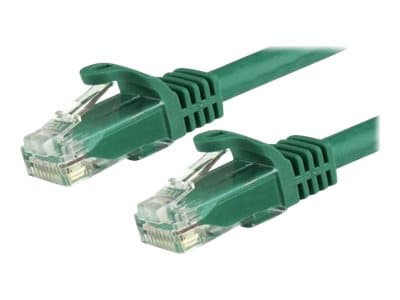 STARTECH.COM - Startech 1.5m CAT6 Ethernet Cable, 10 Gigabit Snagless RJ45 650MHz 100W PoE Patch Cord, CAT 6 10GbE UTP Network Cable w/Strain Relief, Green, Wiring is UL Certified/TIA - Category 6 - 24AWG (N6PATC150CMGN) - patch cable - 1.5 m - green