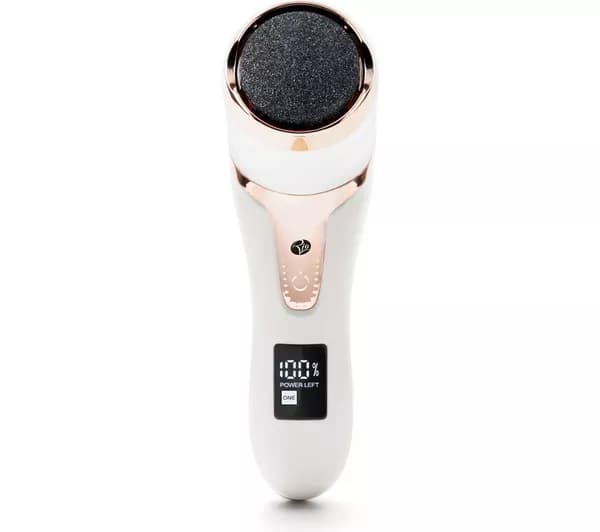 RIO Go Smooth Electric Callus Remover - White & Gold