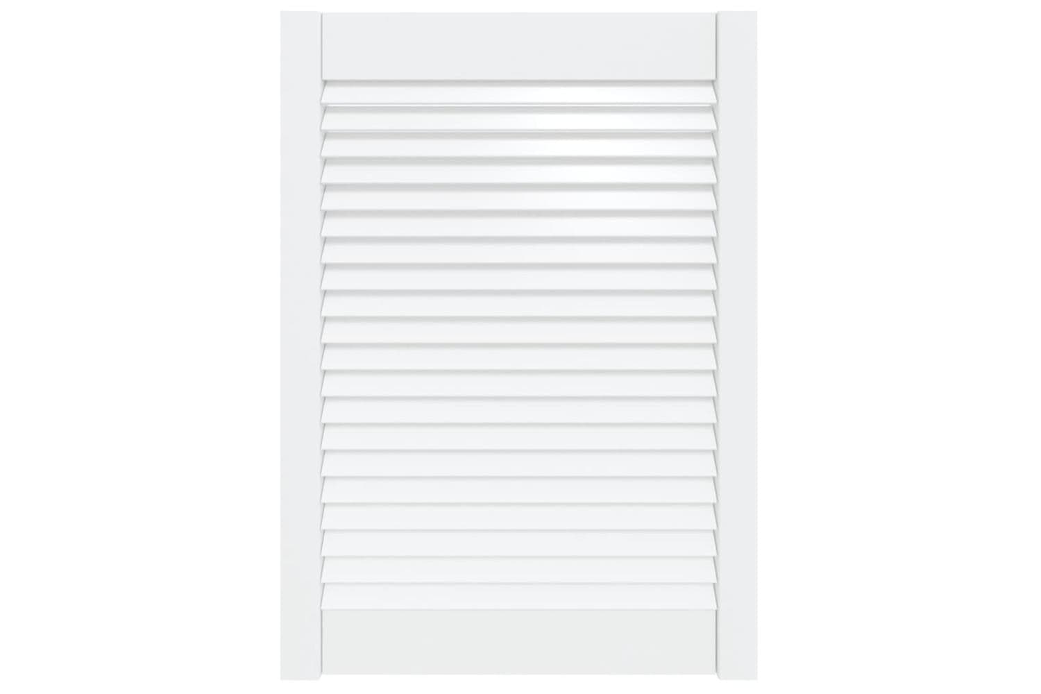 Vidaxl 151163 Louvred Door Solid Pine Wood White 69x49.4cm