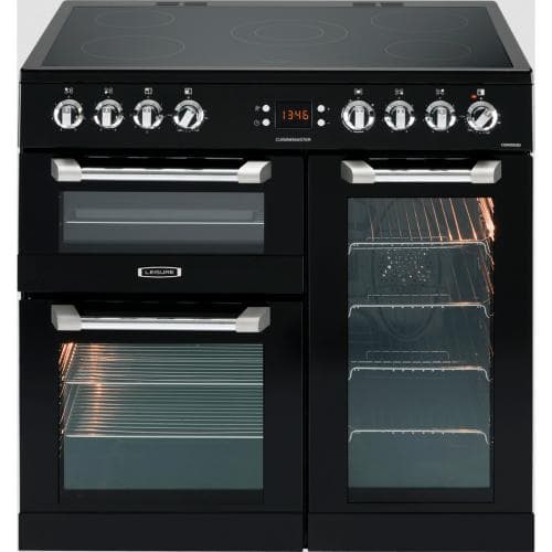 LEISURE            90CM CUSINEMASTER RANGE COOKER ELECTRIC BLACK