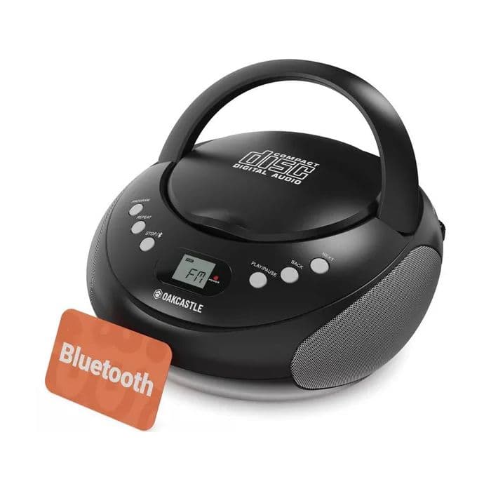 Majority Oakcastle 1000002941, Boombox Radio, Black