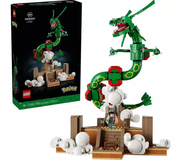 LEGO Pokémon 72168 Rayquaza Set for Adults