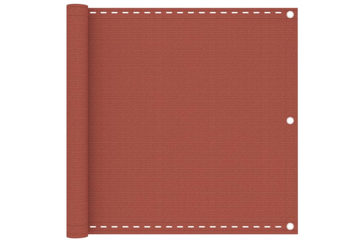 vidaXL 310949 Balcony Screen Terracotta 90x400cm Hdpe