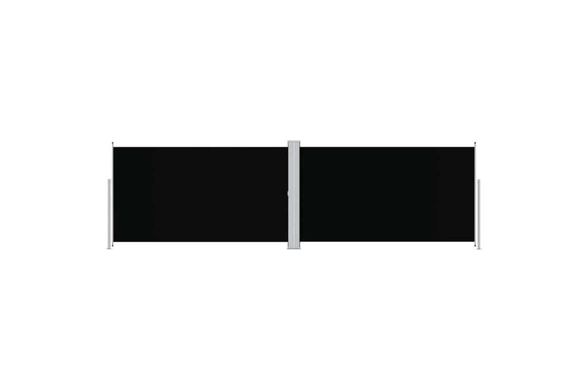 vidaXL 318000 Retractable Side Awning Black 180x600cm