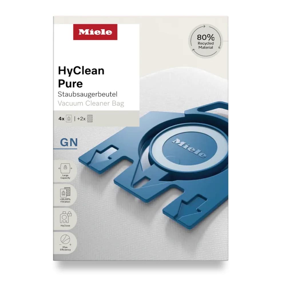 Miele HyClean 3D Vacuum Cleaner Bags - Blue | GNH