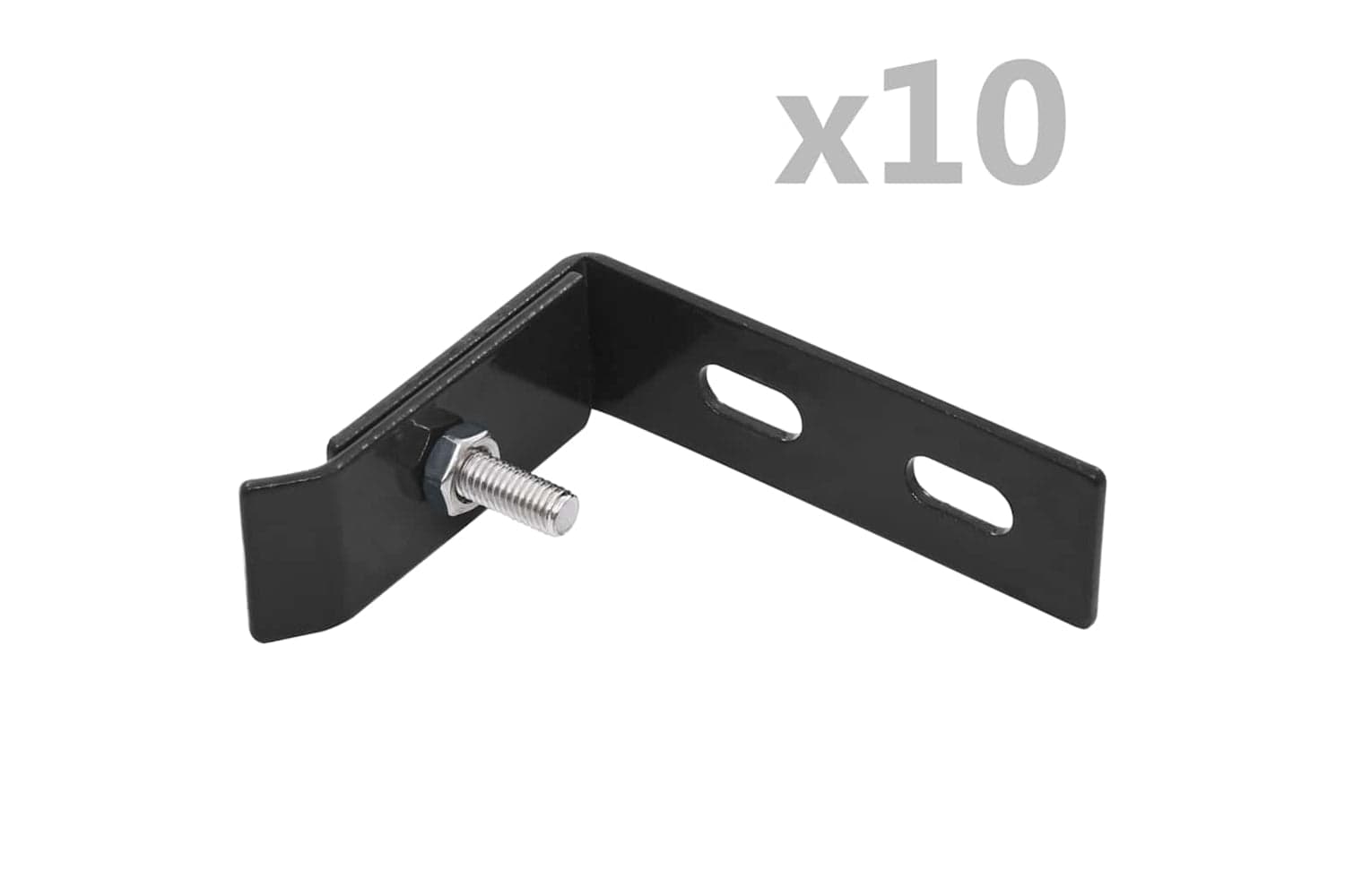 Vidaxl 144501 Wall Corner Connector 10 Sets Anthracite