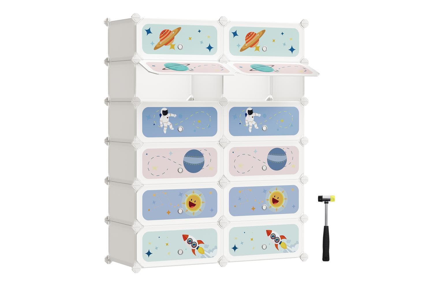 Kids' Shoe Rack | Storage Organizer | Plastic | 12-slot