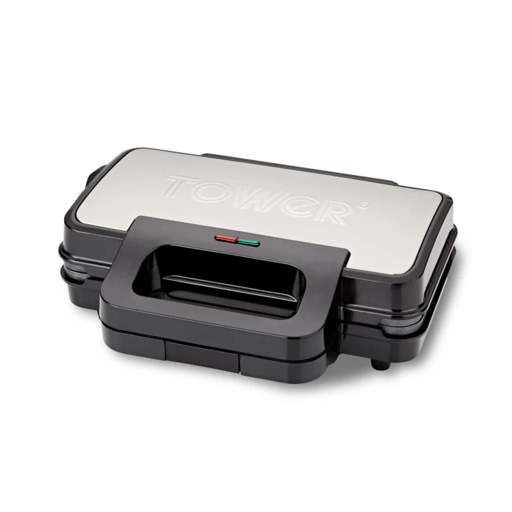 Tower 900W Deep Fill Sandwich Maker - Stainless Steel | T27031PD