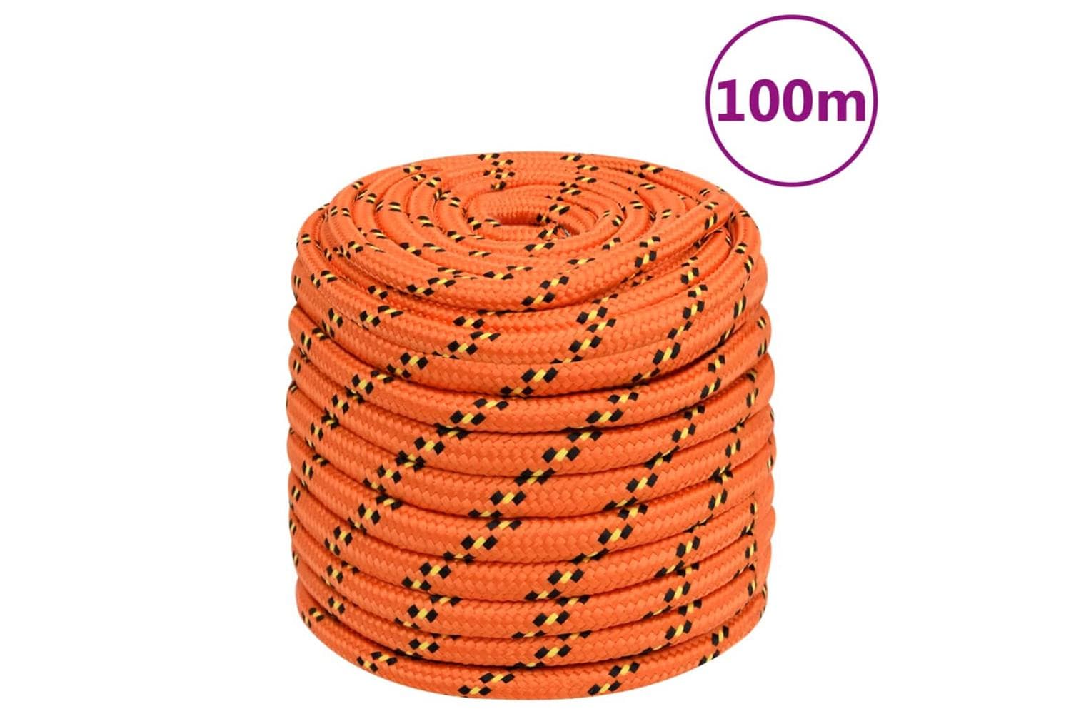 vidaXL 152680 Boat Rope Orange 16mm 100 M Polypropylene