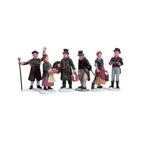 Townsfolk Figurine, Set of Six