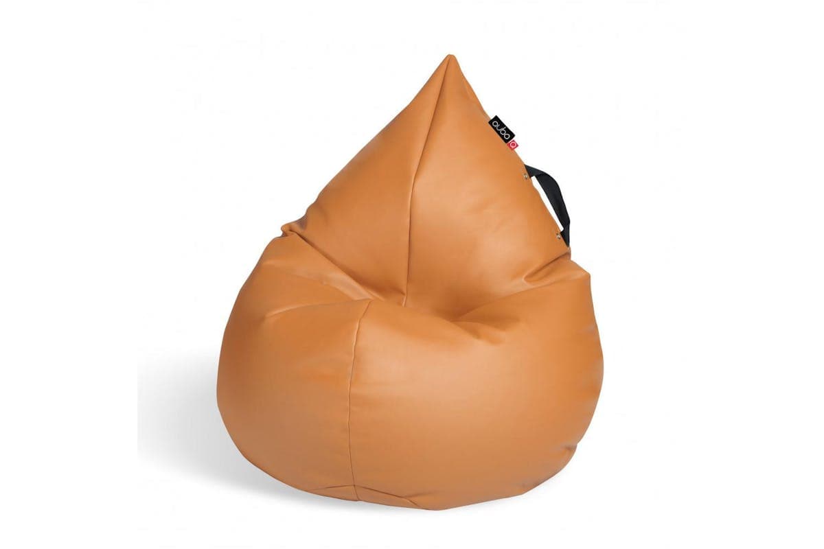 Qubo | Splash Drop | Soft Fit Bean Bag | Papaya