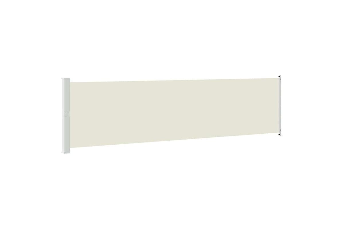 vidaXL Patio Retractable Side Awning 600x160cm Cream