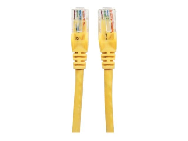 INTELLINET - Network Patch Cable, Cat6, 20m, Yellow, CCA, U/UTP, PVC, RJ45, Gold Plated Contacts, Snagless, Booted, Lifetime Warranty, Polybag - patch cable - yellow