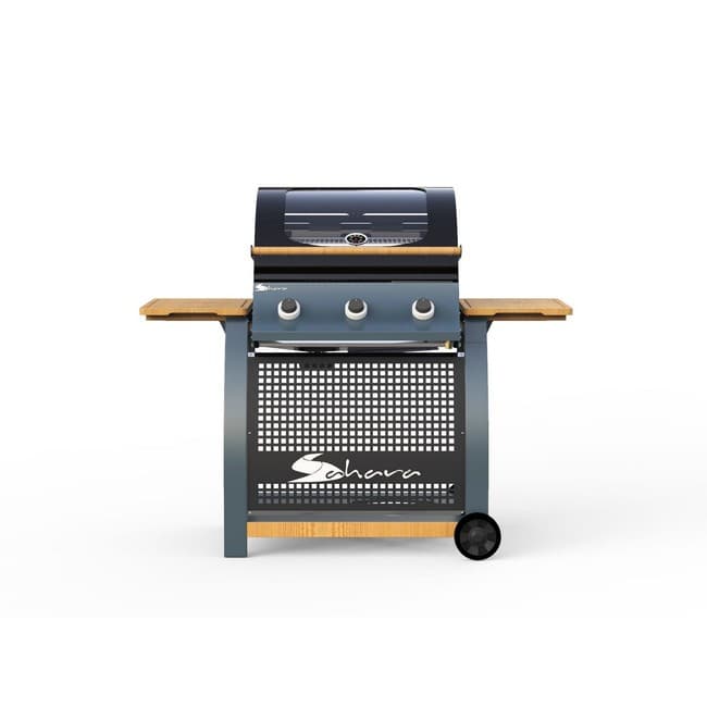 Sahara 3 Burner Oak Gas BBQ | 3BOAKRIR-ST