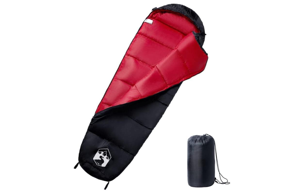 Vidaxl Mummy Sleeping Bag For Adults Camping 3 Seasons