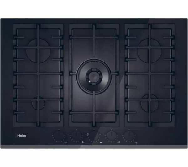 HAIER Series 4 HAVG75TBBP 75 cm Gas Hob - Black
