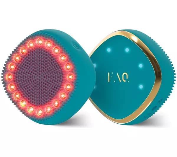 FOREO FAQ 301 Red LED Hair Strengthening Scalp Massager - Blue Emerald
