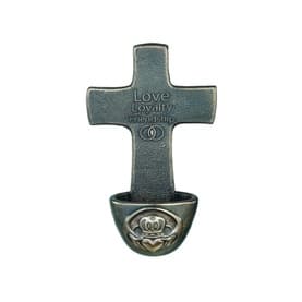 Claddagh Bronze Holy Water Font
