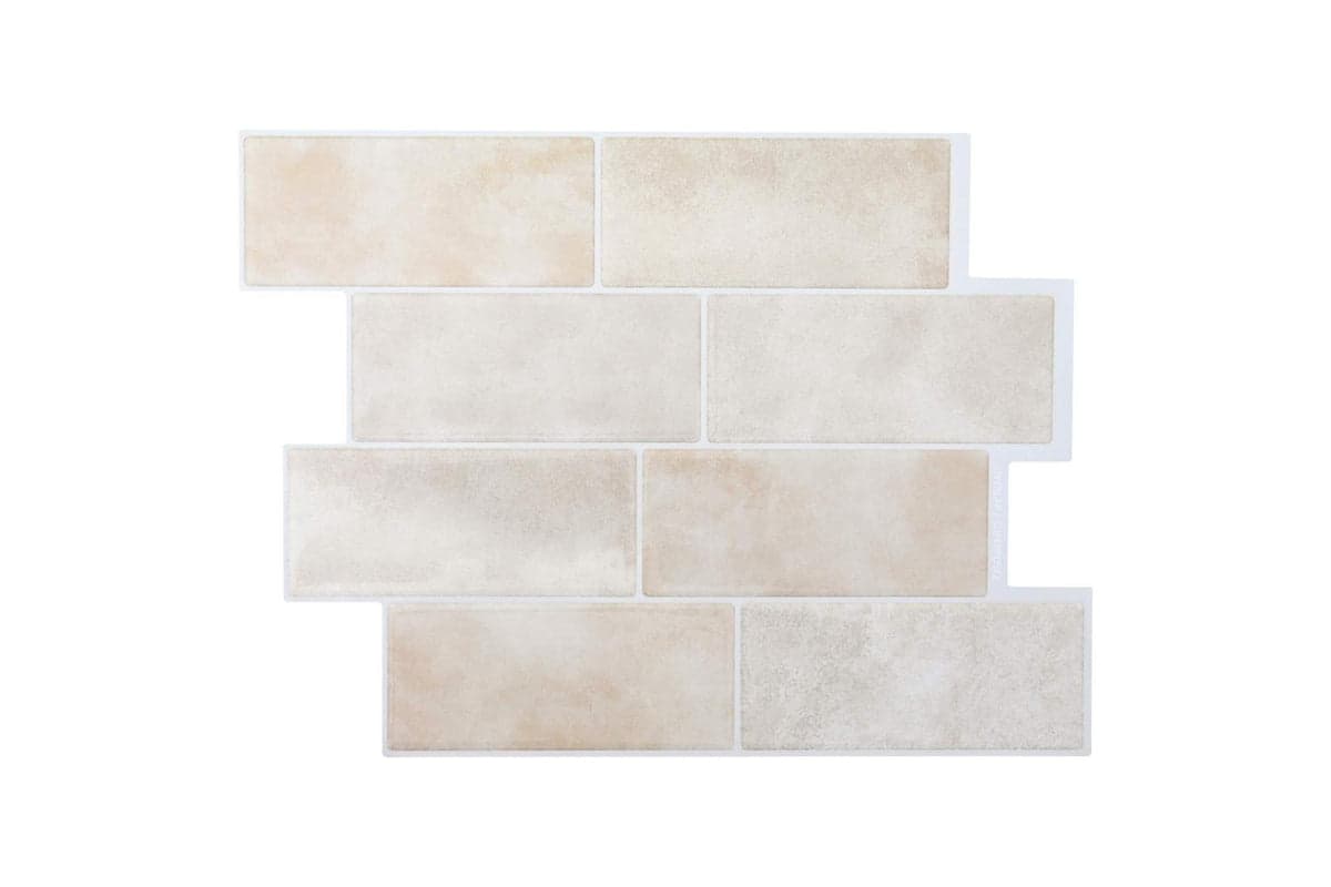 Vidaxl Decorative Stickers 10 Pcs Beige Marble 29 X 21 Cm