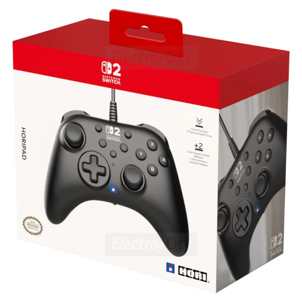 Nintendo HORIPAD Turbo Controller for Nintendo Switch | Black