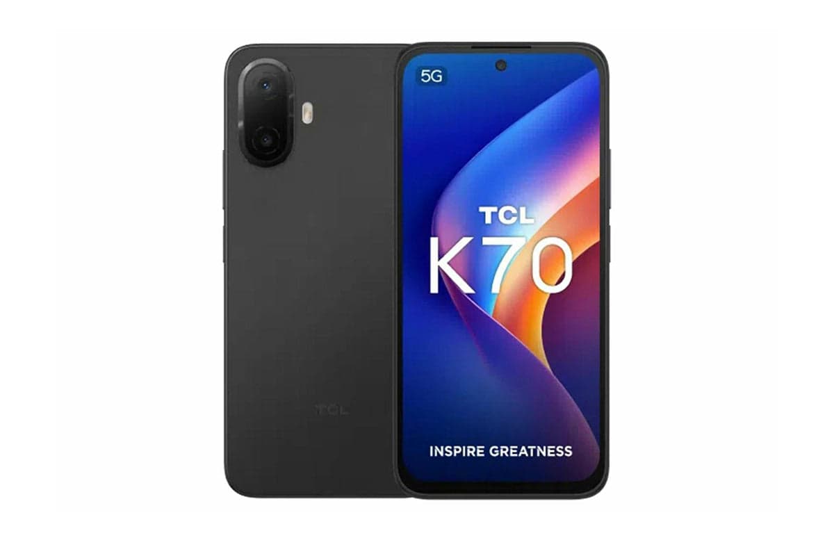 TCL K70 6.8" HD+ smartphone| 4GB | 128GB | 5G | Midnight Black