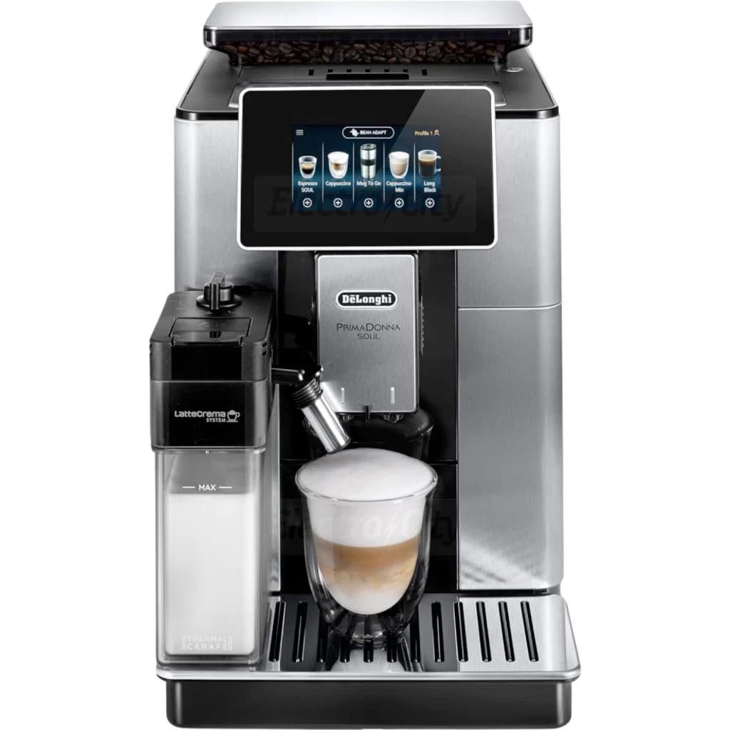 De’Longhi PrimaDonna Soul Bean to Cup Coffee Machine | Metal Black