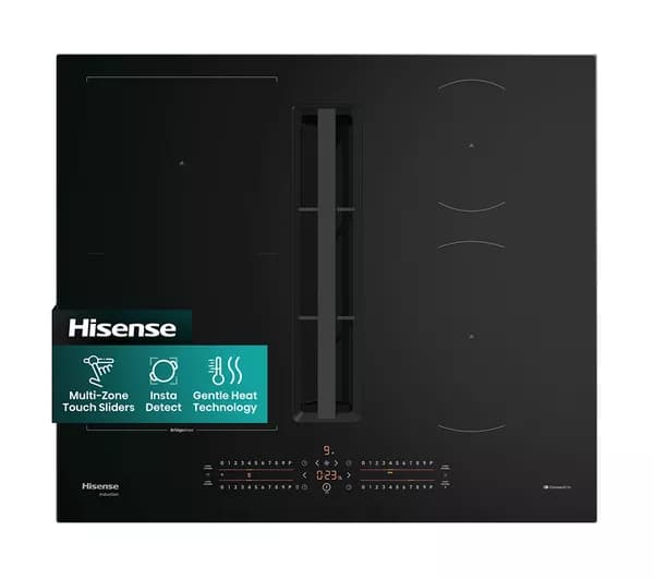 HISENSE Hi6 HEH6432BSCWF 60 cm Vented Electric Induction Smart Hob - Black
