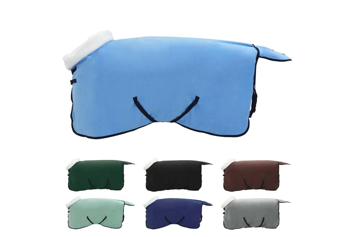 Vidaxl Horse Blanket Full Aqua 75 Cm Polar Fleece