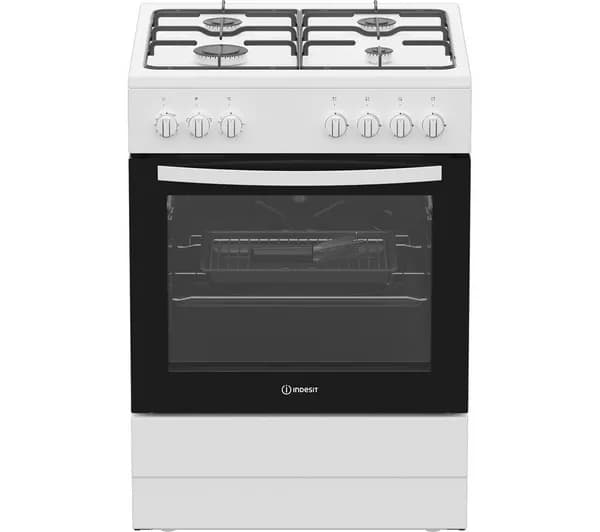 INDESIT I6G3PMW/UK 60 cm Dual Fuel Cooker - White