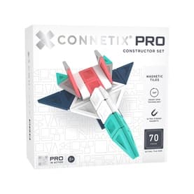 Pro Magnetic Tiles Constructor 70-Piece Set