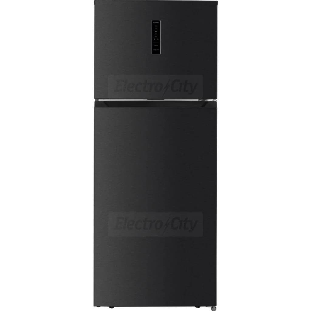 Belling 71cm Freestanding Fridge Freezer | Black Steel