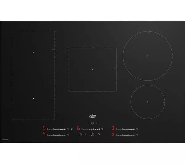 BEKO Pro IndyFlex HII85700UFT 78 cm Electric Induction Hob - Black