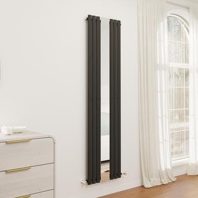 Specchio Vertical Designer Radiator with Mirror
