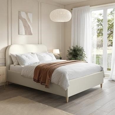 Zara Upholstered Bed frame with Headboard