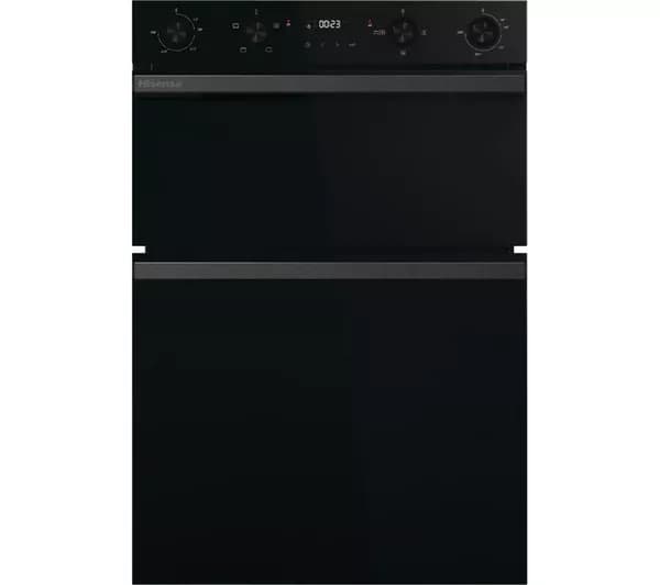 HISENSE Hi6 72/38L BID914221CDBG Electric Double Oven - Black