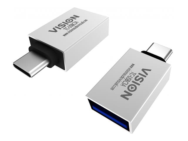 VISION - USB adapter - USB-C (M) to USB Type A (F) - USB 3.1 Gen 2 - white
