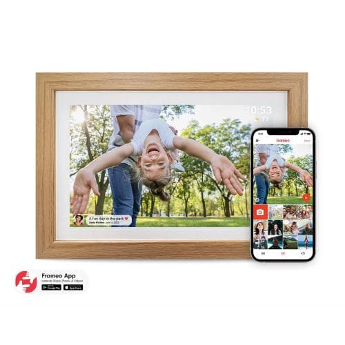 UNIVERSAL            10 INCH TOUCH SCREEN OAK FRAME