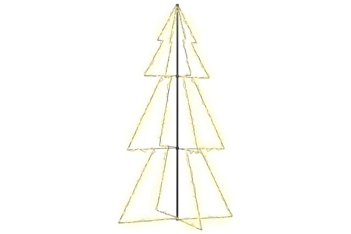 Vidaxl Christmas Cone Tree 300 Leds Indoor And Outdoor 120x220 Cm