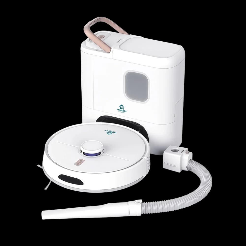 Homebot Nozzie 4-in-1 6000Pa Self-Emptying Robot Vacuum & Mop | HB-RV-NOZ-IE