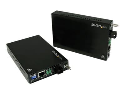STARTECH.COM - Startech 10/100 Mbps Ethernet Single Mode WDM Fiber Media Converter Kit SC 20km (ET90110WDM2) - fibre media converter - 10Mb LAN, 100Mb LAN