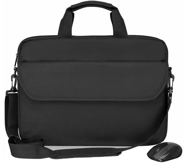 LOGIK L14BUN20 14.1" Laptop Bag & Wireless Mouse Bundle - Black