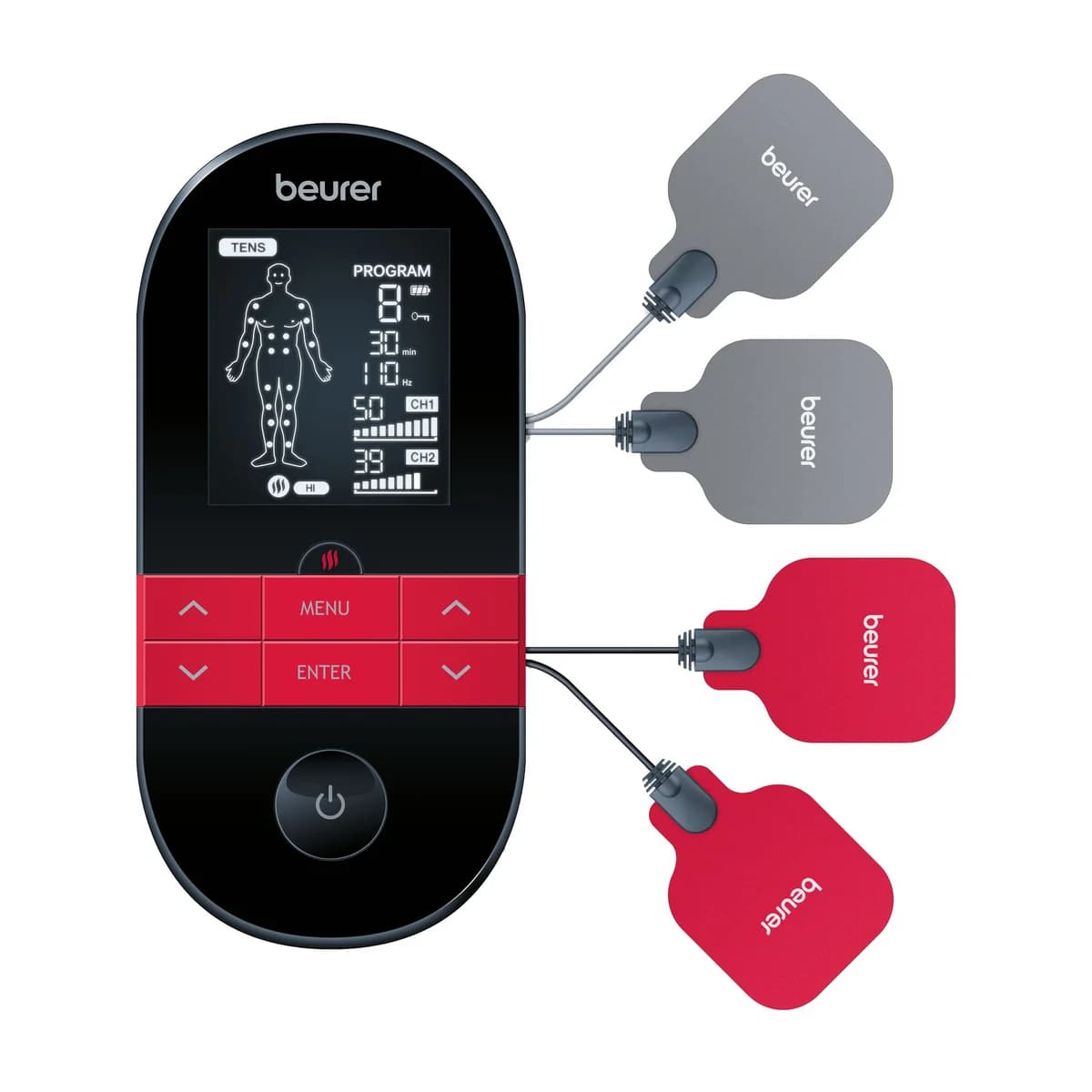 Beurer TENS/EMS Device with Heat Black | EM 59 Heat